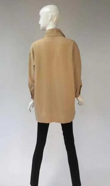 1990s Roberta di Camerino Tan Wool Tunic