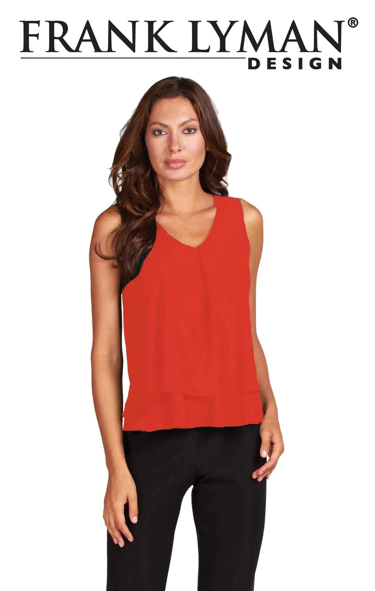 61175 (Top Only)  Citrus, Off white, Tomato Red, Berry