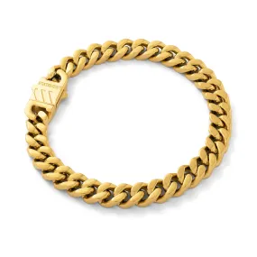 9mm Cuban Bracelet (Gold)