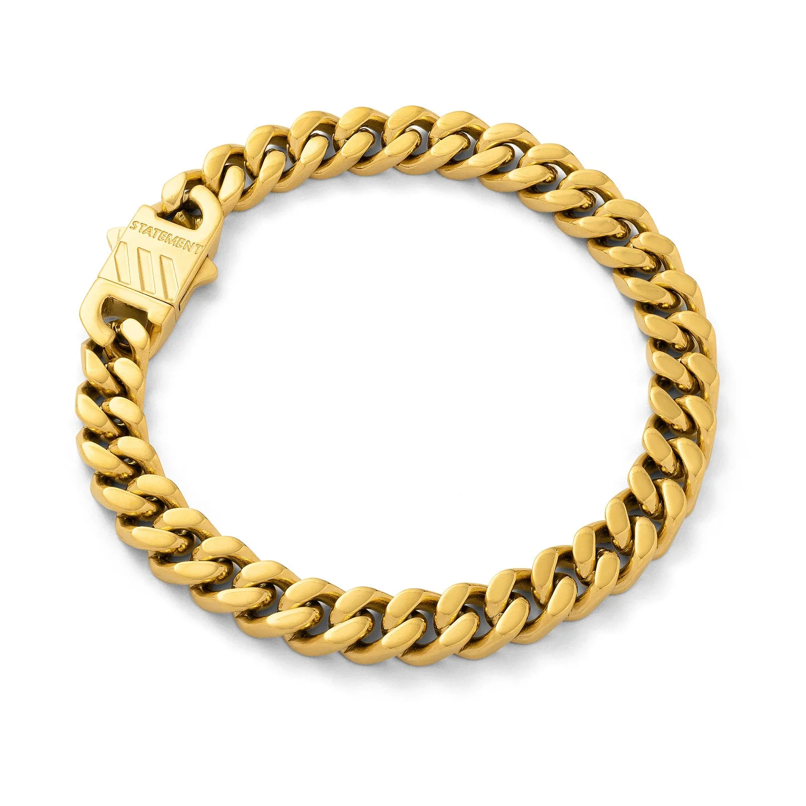 9mm Cuban Bracelet (Gold)