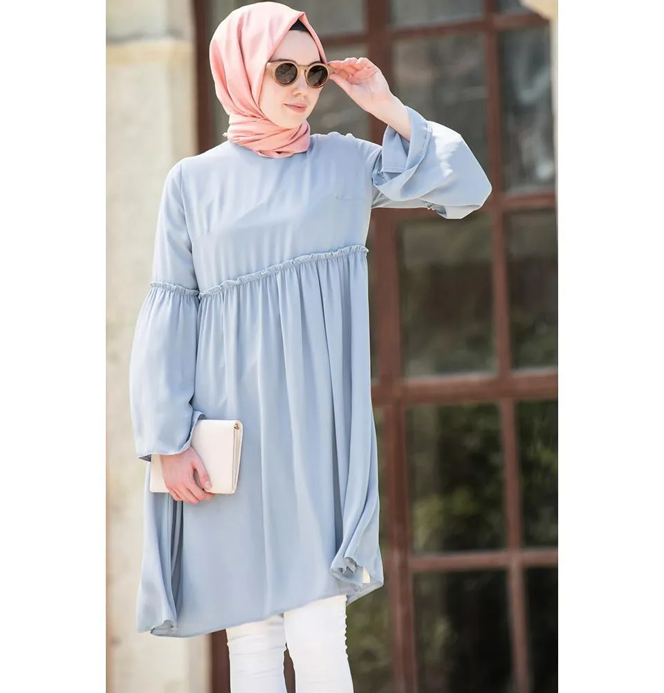 Abaci Modest Tunic TNK10956 Light Blue