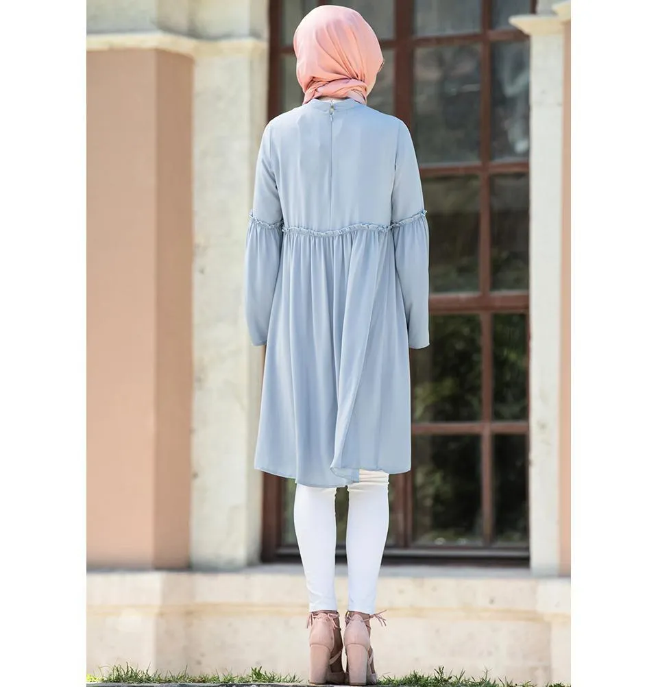 Abaci Modest Tunic TNK10956 Light Blue