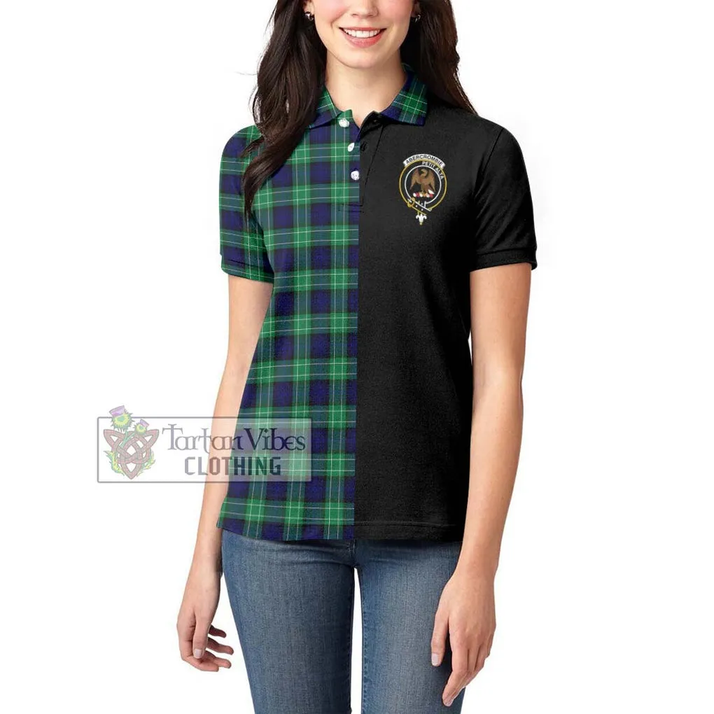 Abercrombie Tartan Women's Polo Shirt with Family Crest and Half Of Me Style