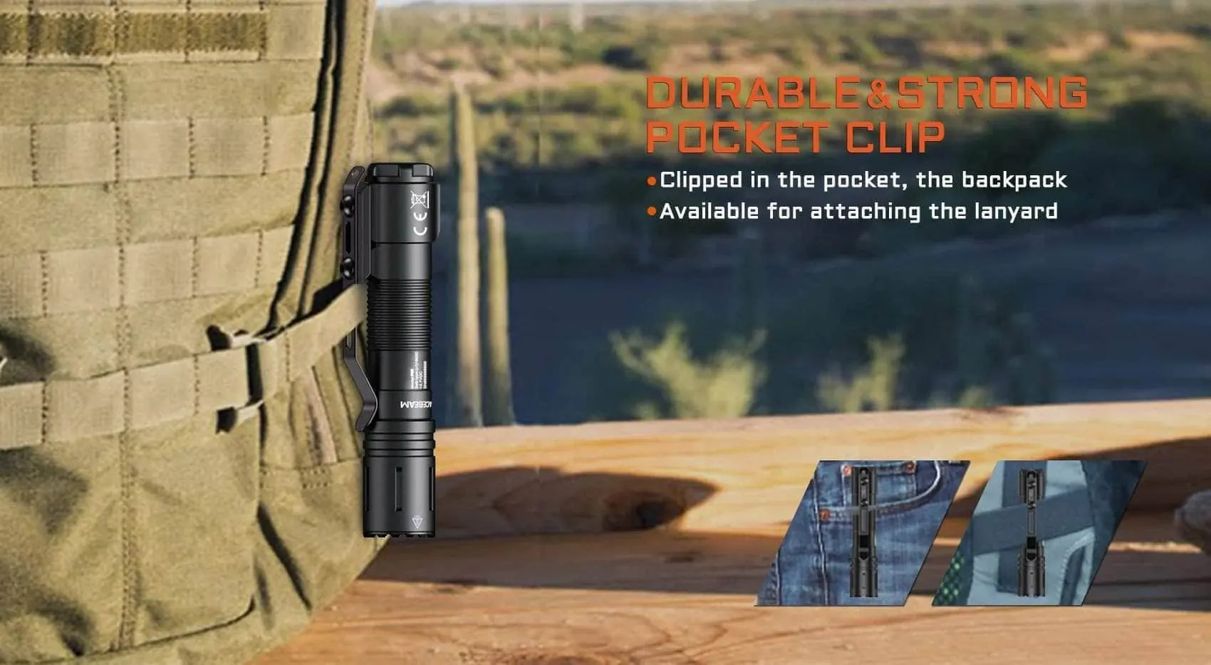 Acebeam P15 EDC Tactical Flashlight