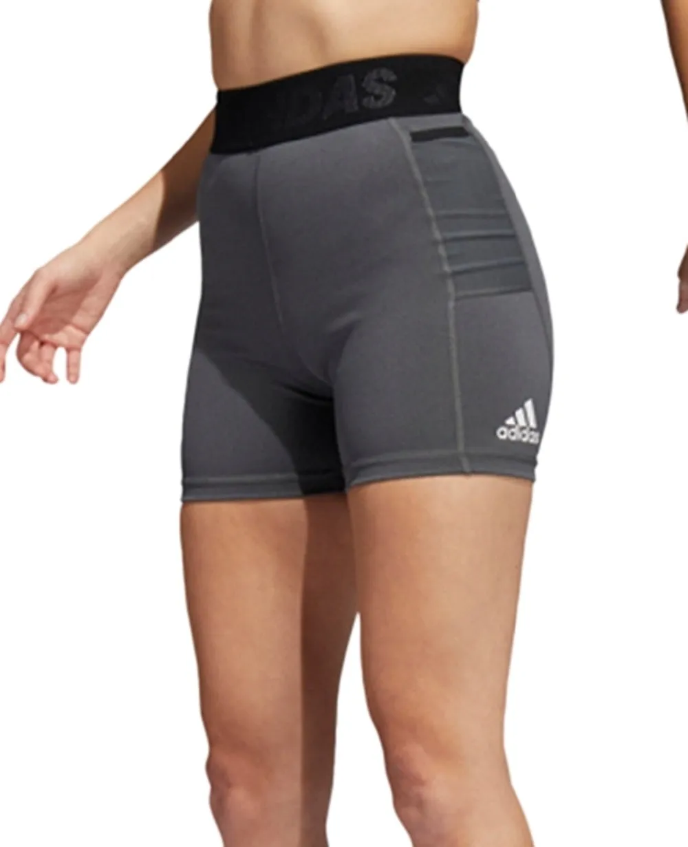 adidas Women's Side Pocket Training Shorts Gray Size X-Small