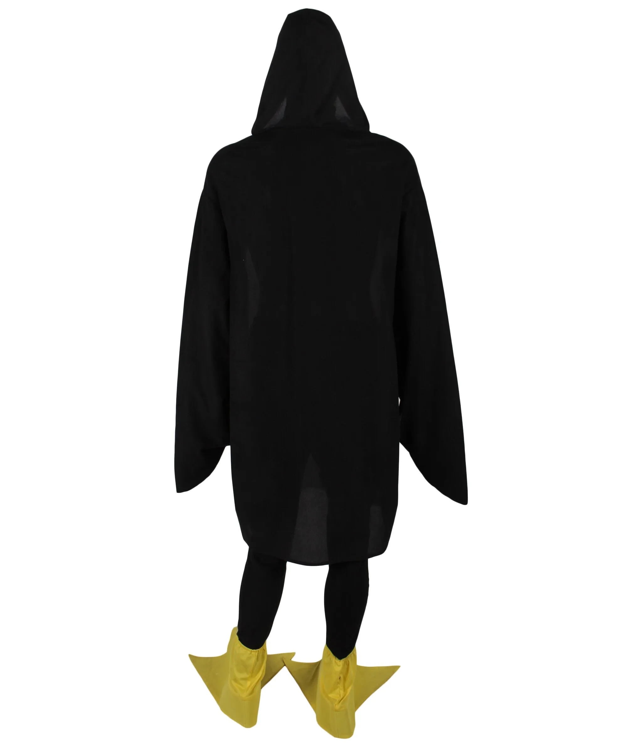 Adult Unisex Waddling Penguin Costume with Hooded Tunic and Feet Cover, Best Halloween Costume | HPO