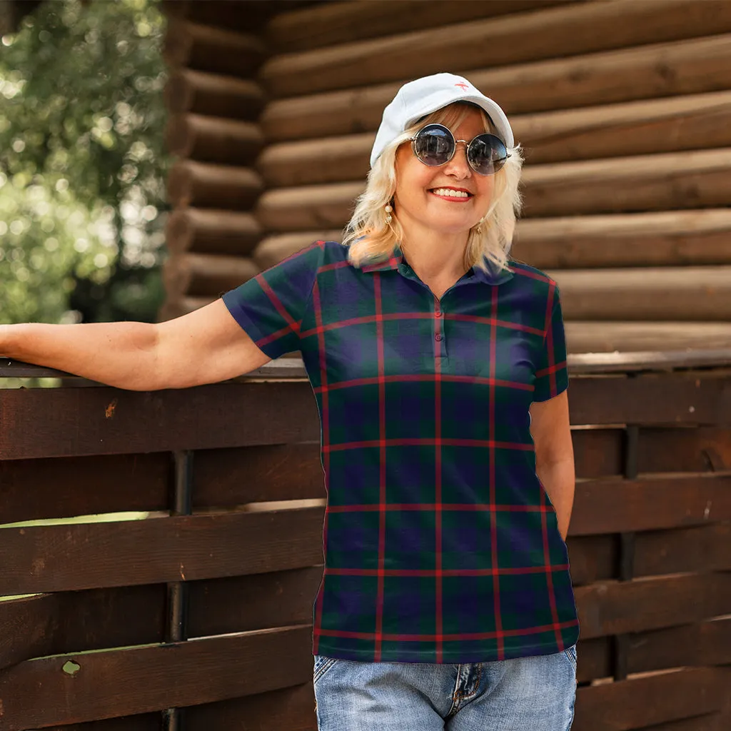 Agnew Tartan Polo Shirt For Women