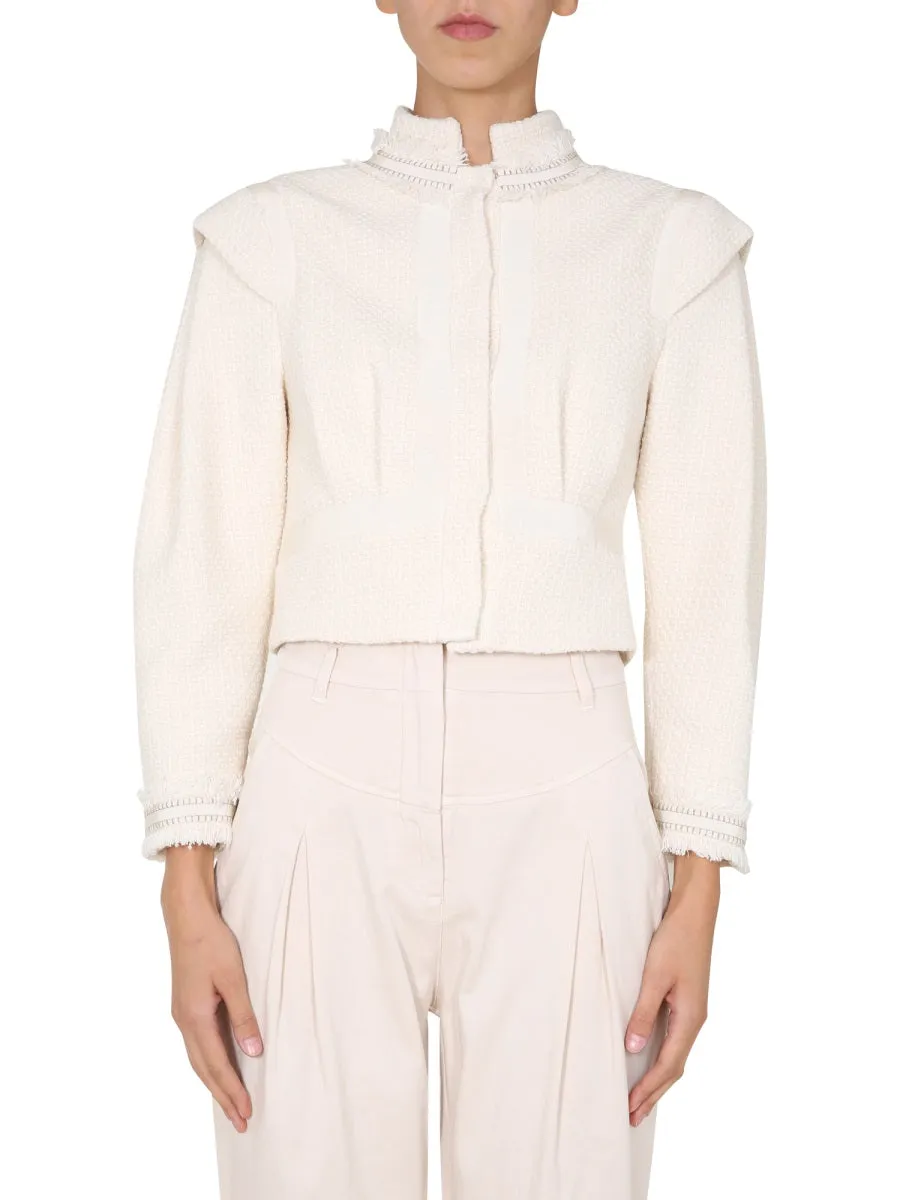 Alberta Ferretti Cropped Jacket