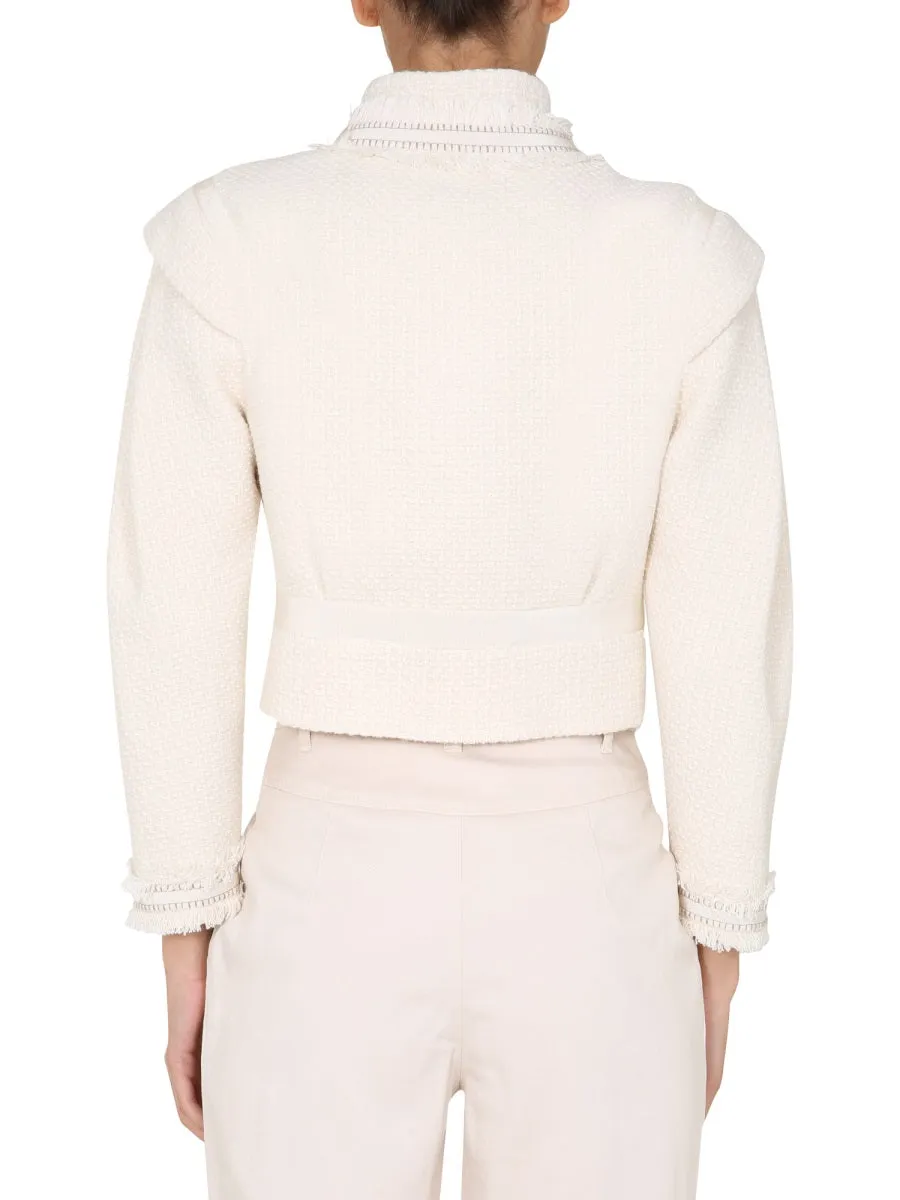 Alberta Ferretti Cropped Jacket