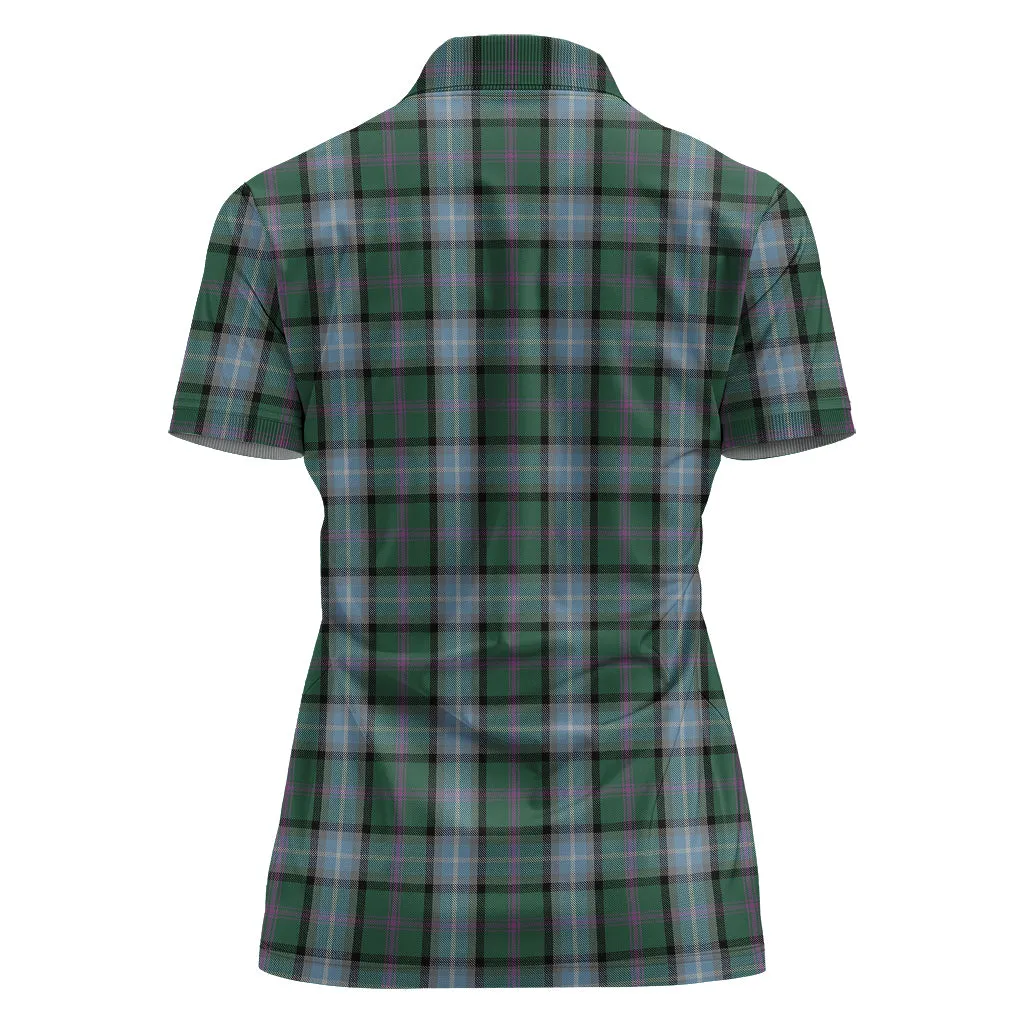 Alexander of Menstry Hunting Tartan Polo Shirt For Women