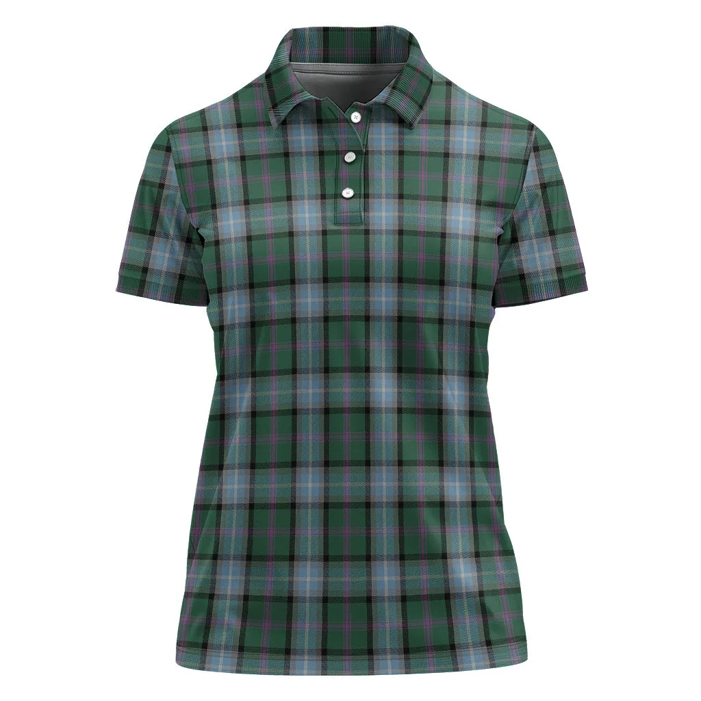 Alexander of Menstry Hunting Tartan Polo Shirt For Women