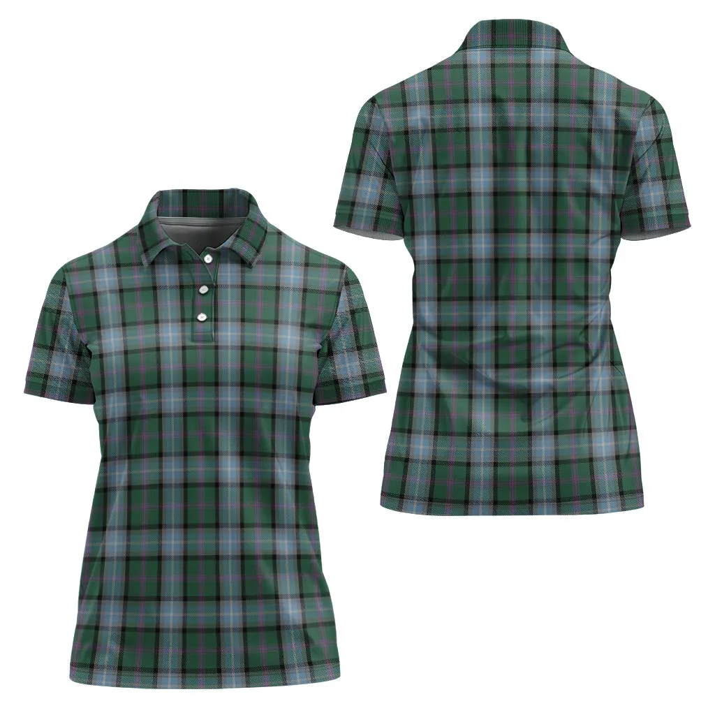 Alexander of Menstry Hunting Tartan Polo Shirt For Women