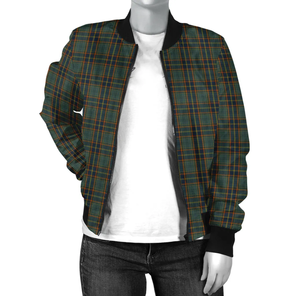 Antrim County Ireland Tartan Bomber Jacket