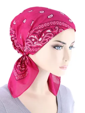 Bandana Scarf Hot Pink