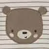 Bear Applique Wraparound Babygrow