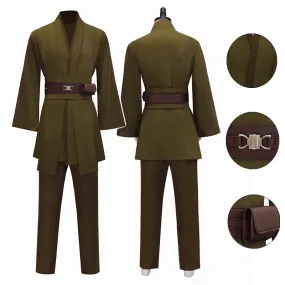 Becostume Star Wars Anakin Skywalker Cosplay Costume Anakin Olive Green Tunic Halloween Outfit