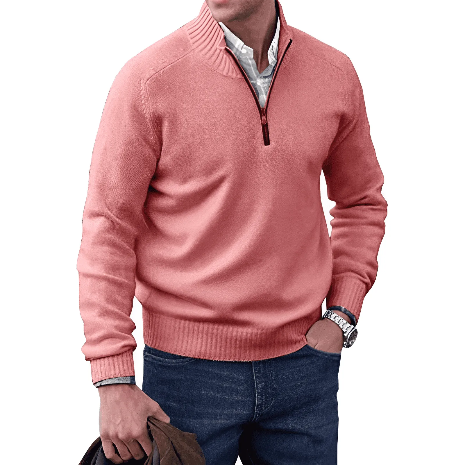 BERNARD - Elegant zip Sweater