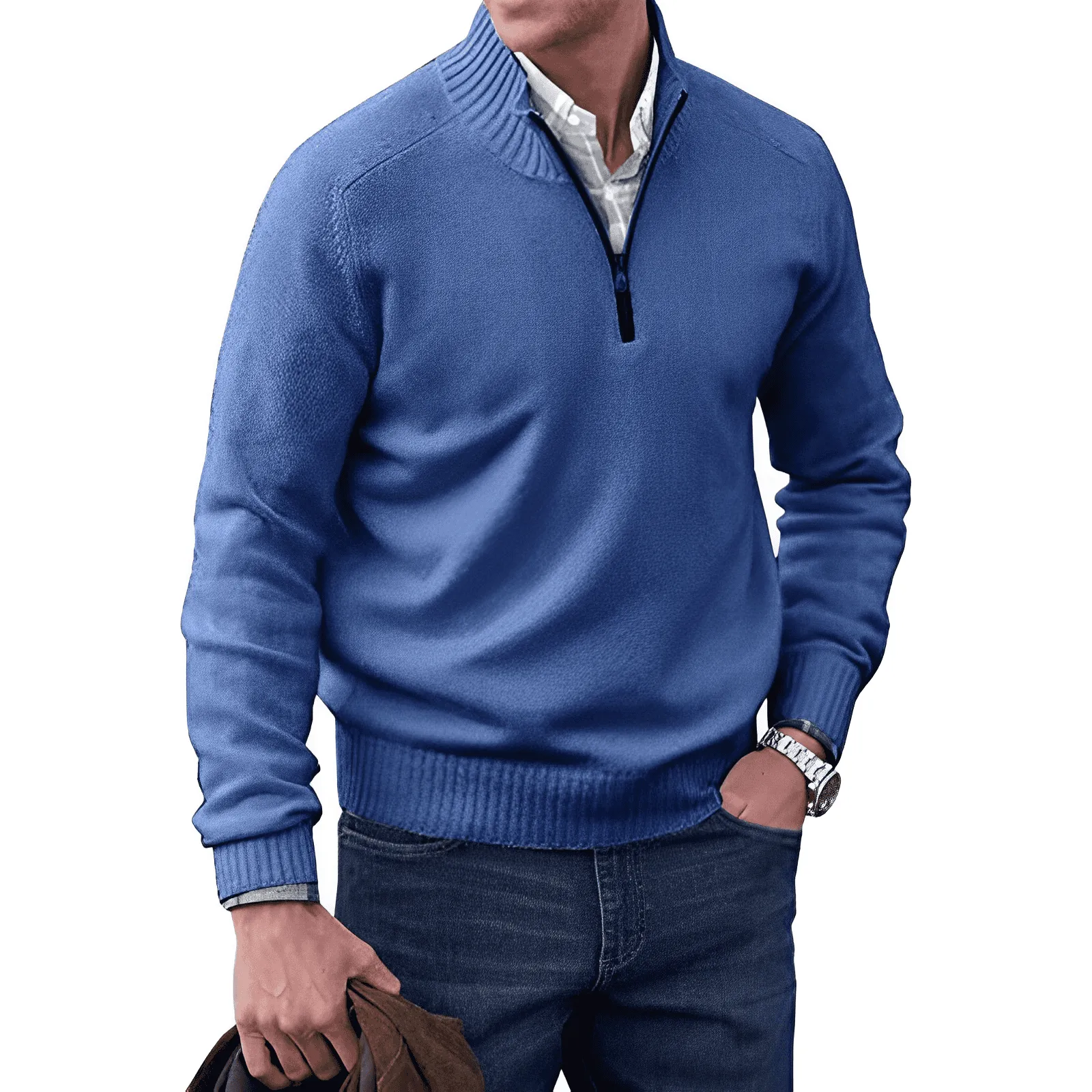 BERNARD - Elegant zip Sweater