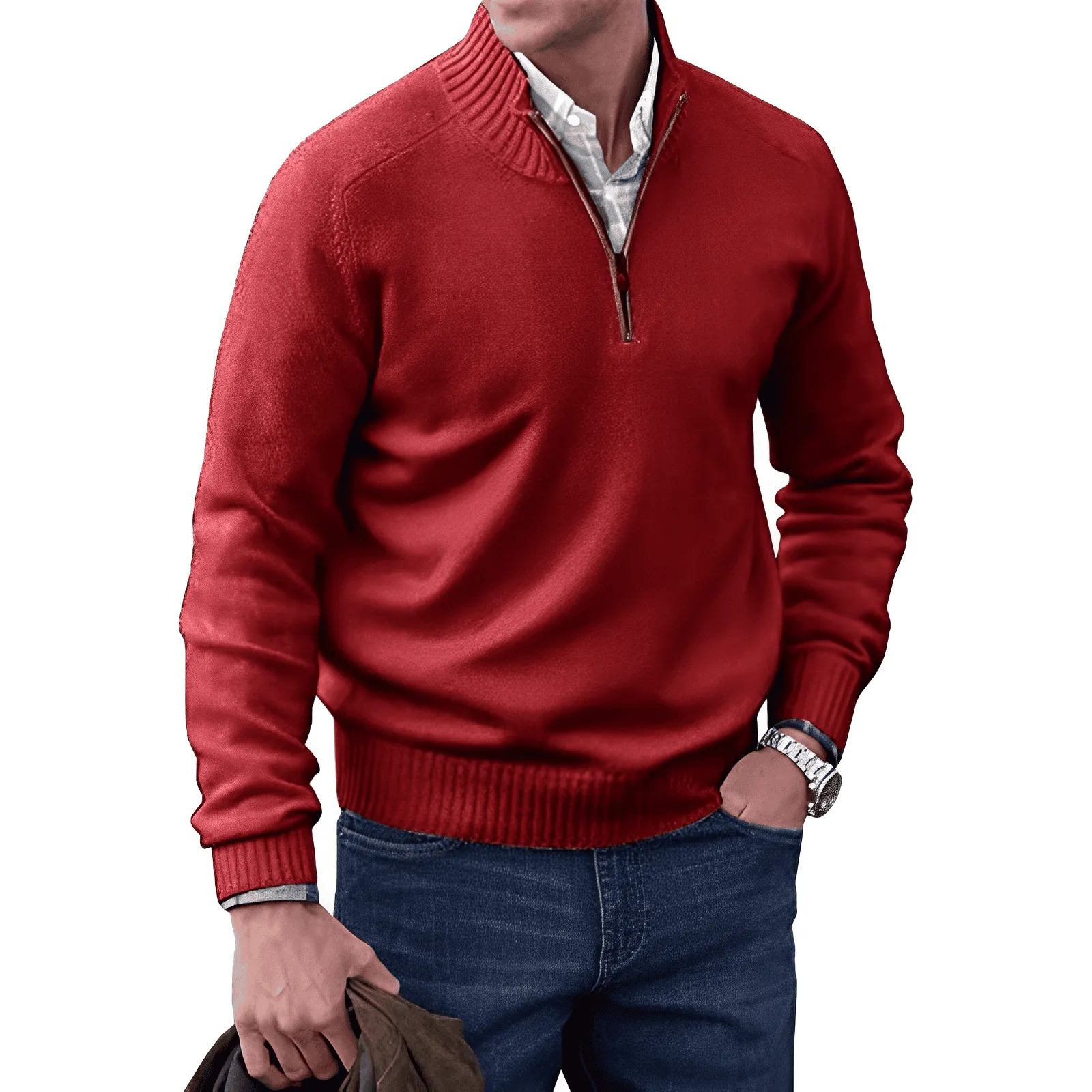 BERNARD - Elegant zip Sweater