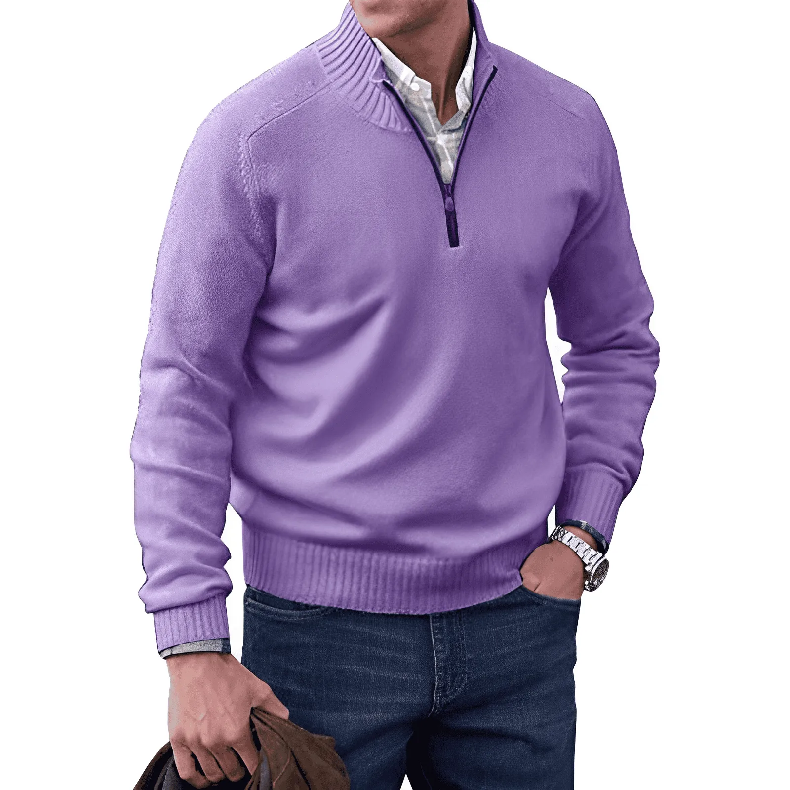 BERNARD - Elegant zip Sweater