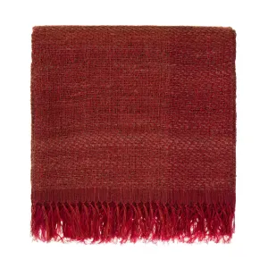 Birami Linen Blanket [Red/Orange/Mustard]