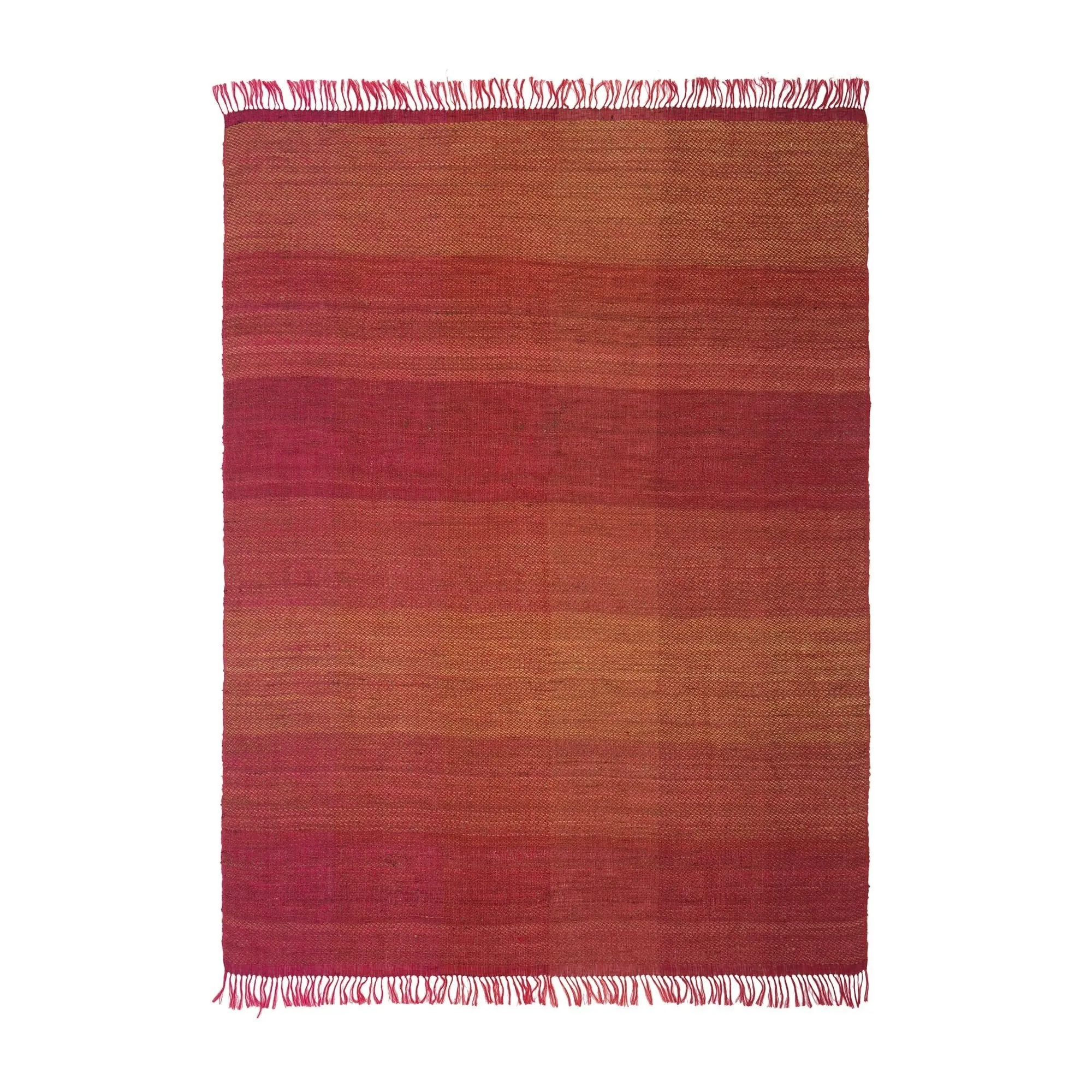 Birami Linen Blanket [Red/Orange/Mustard]