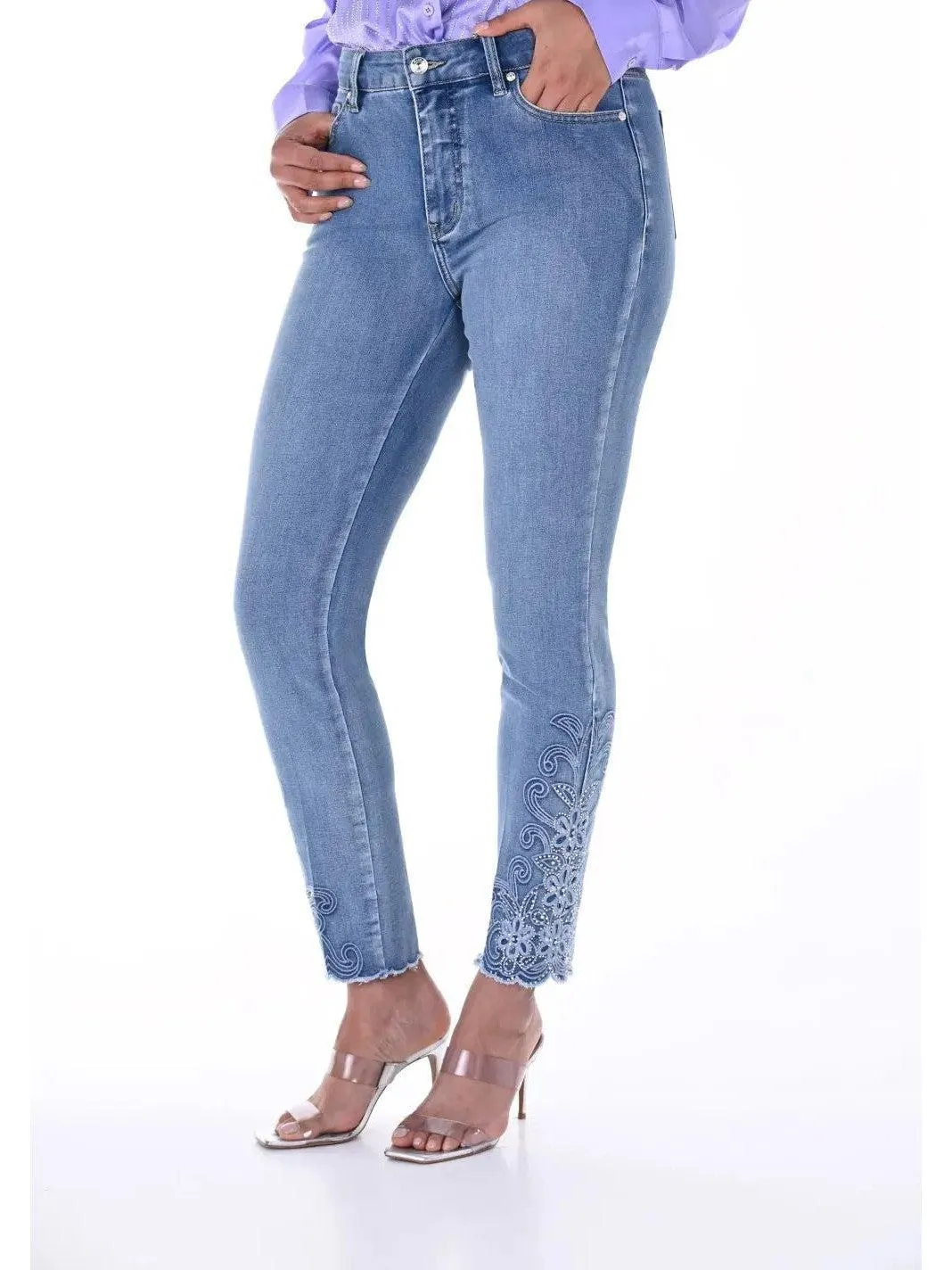 Blue Denim Pants 246220U.