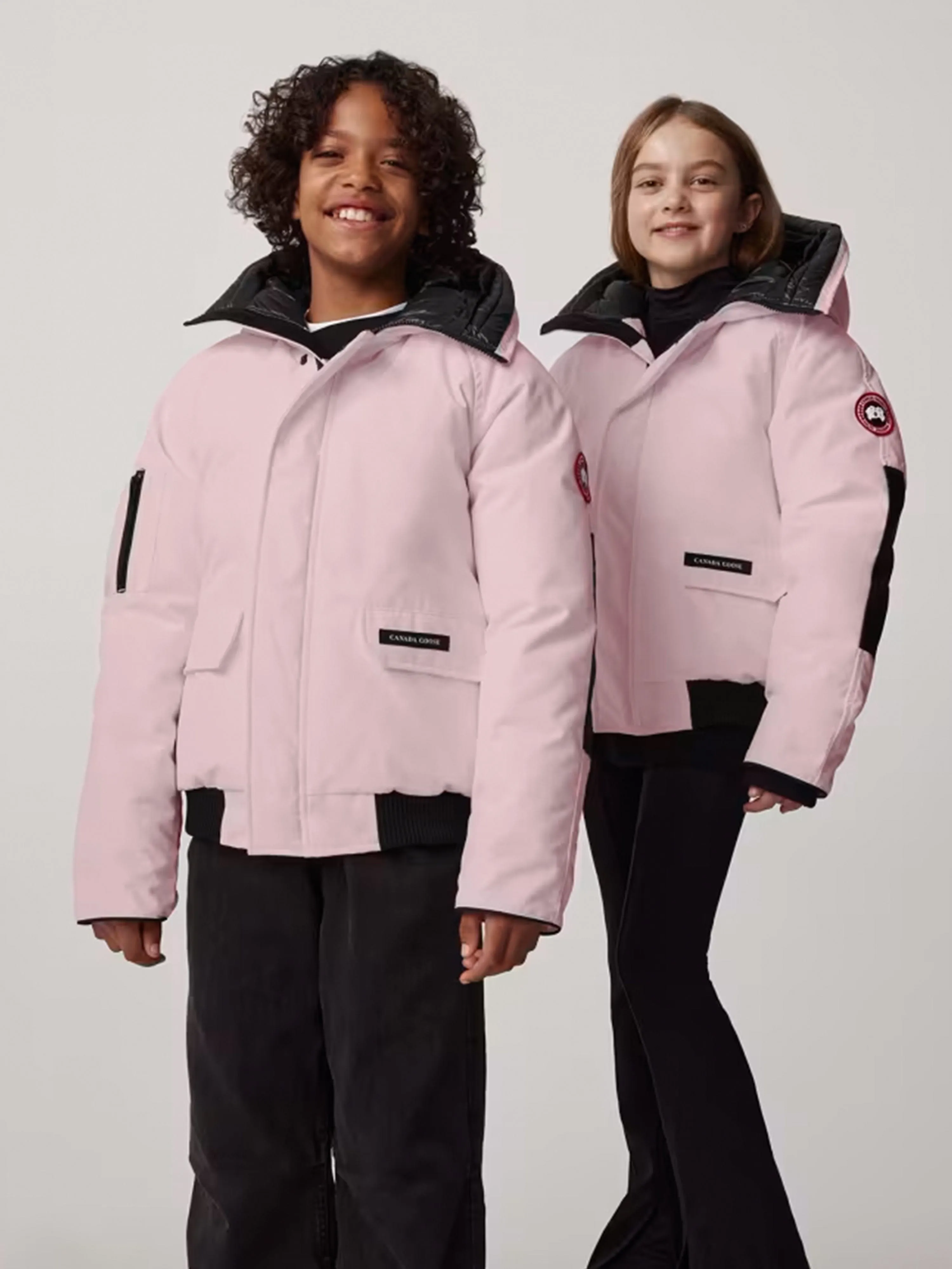 Canada Goose Girls Chilliwack Bomber in Pink