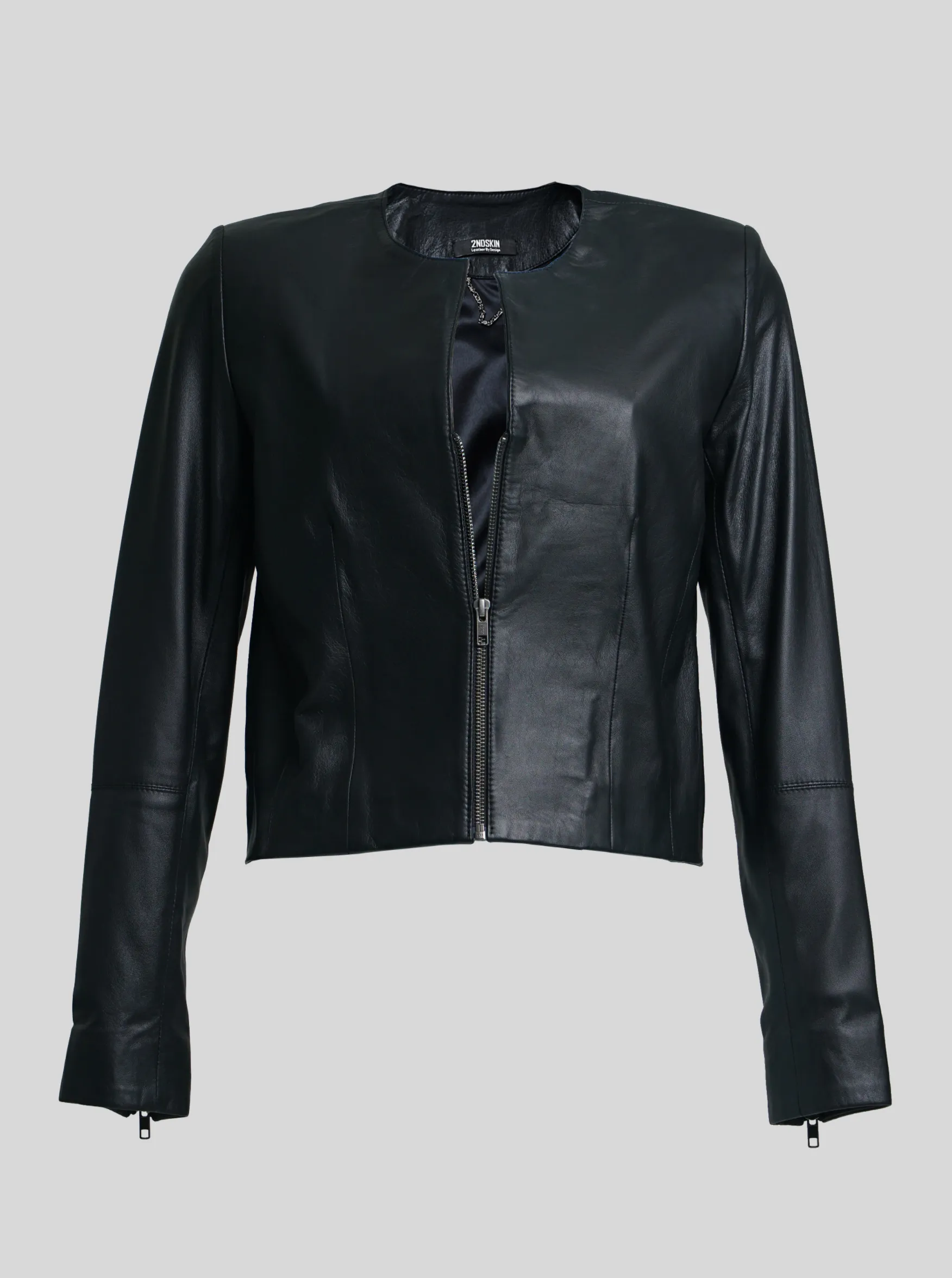 CAPRI LEATHER JACKET - BLACK