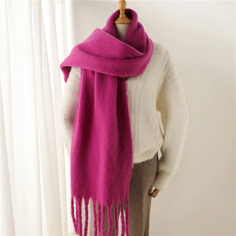 Cashmere Winter Pashmina Blanket Wrap - Thick and Soft Scarf