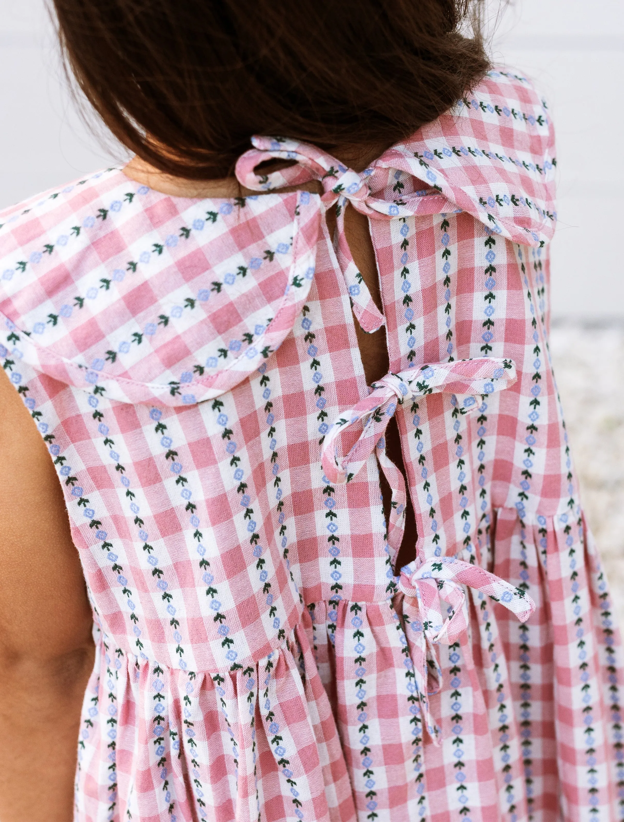 Colette Dress in Folk Check