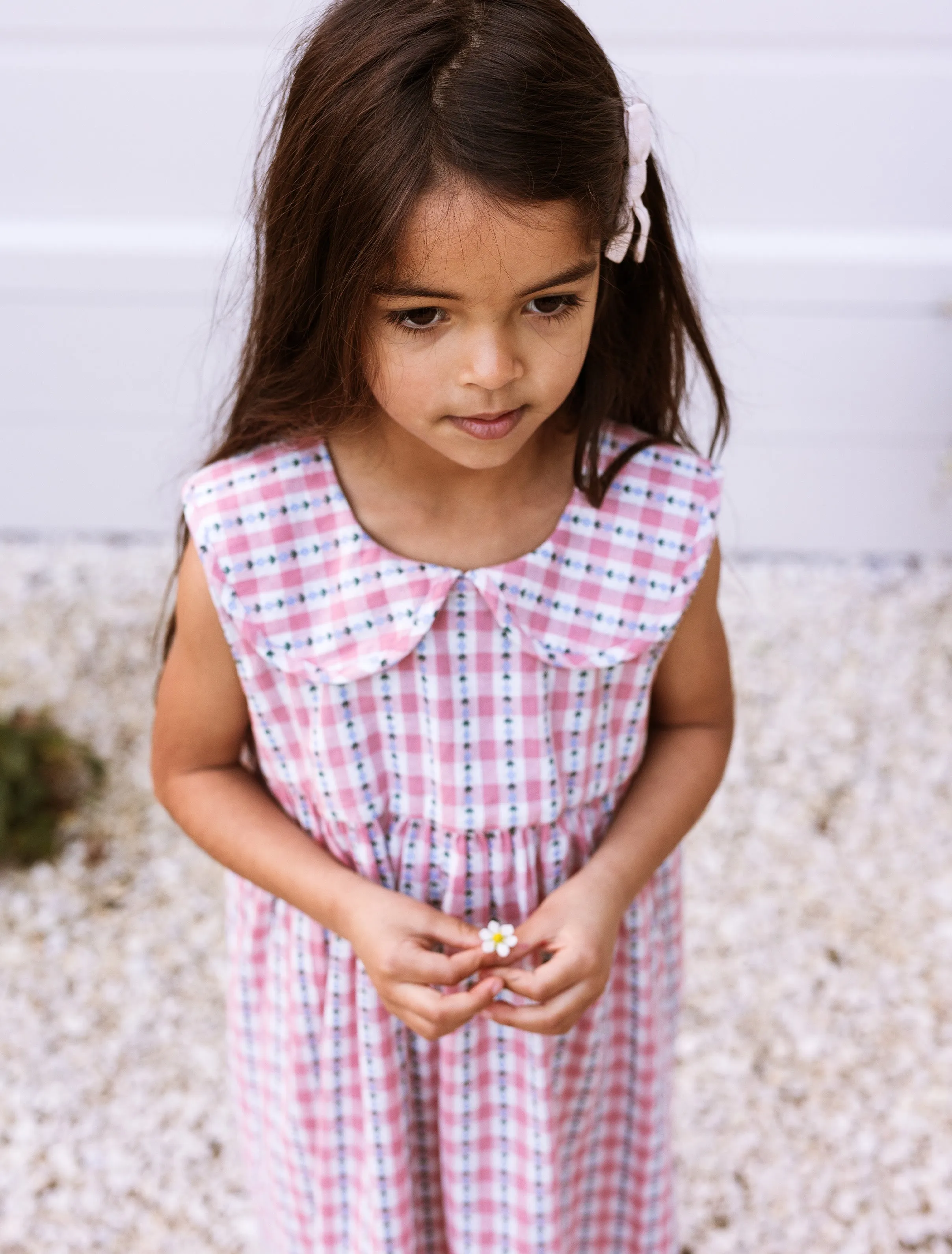 Colette Dress in Folk Check