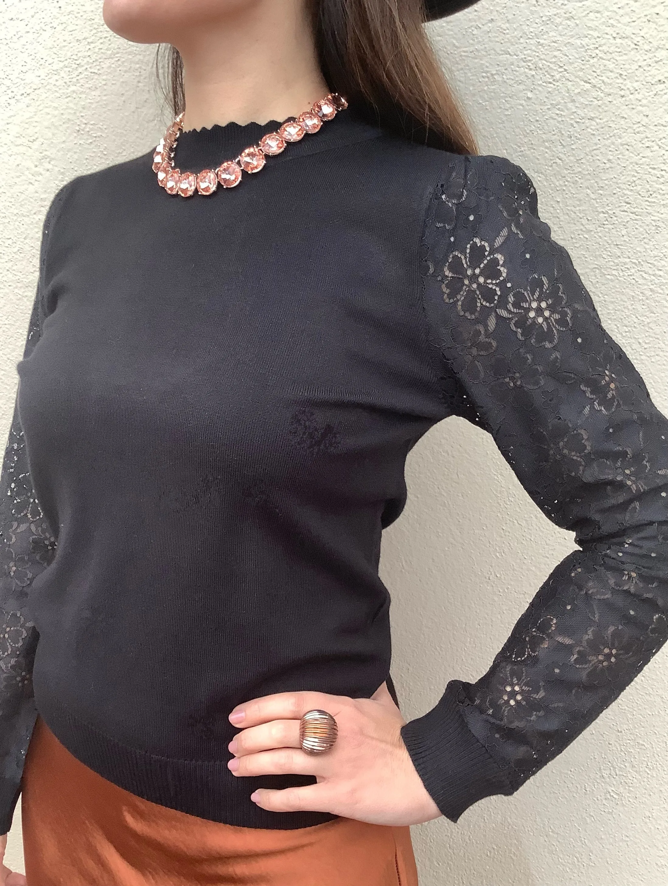 Colette Lace Sweater