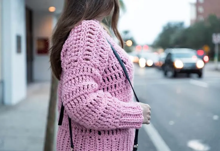 Crochet Kit - Bubblegum Pullover Sweater