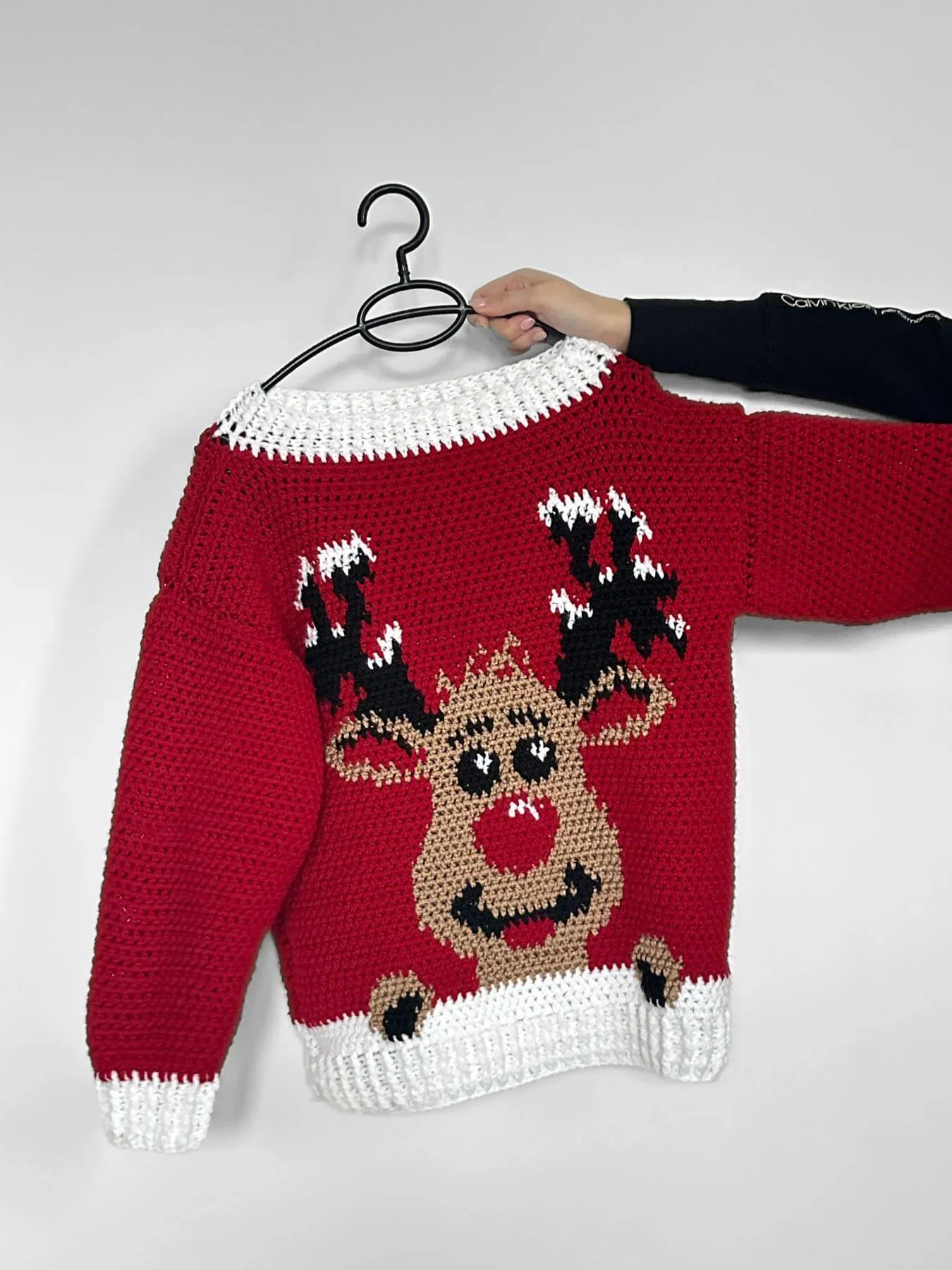 Crochet Kit - Reindeer Christmas Sweater