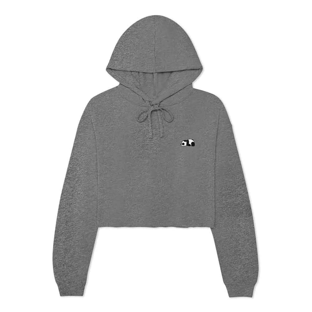 Dalix Panda Cropped Hoodie