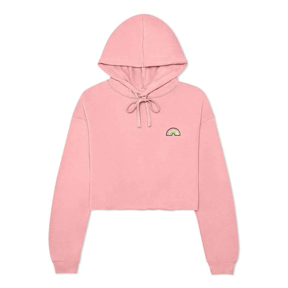 Dalix Rainbow Cropped Hoodie (Glow in the Dark)