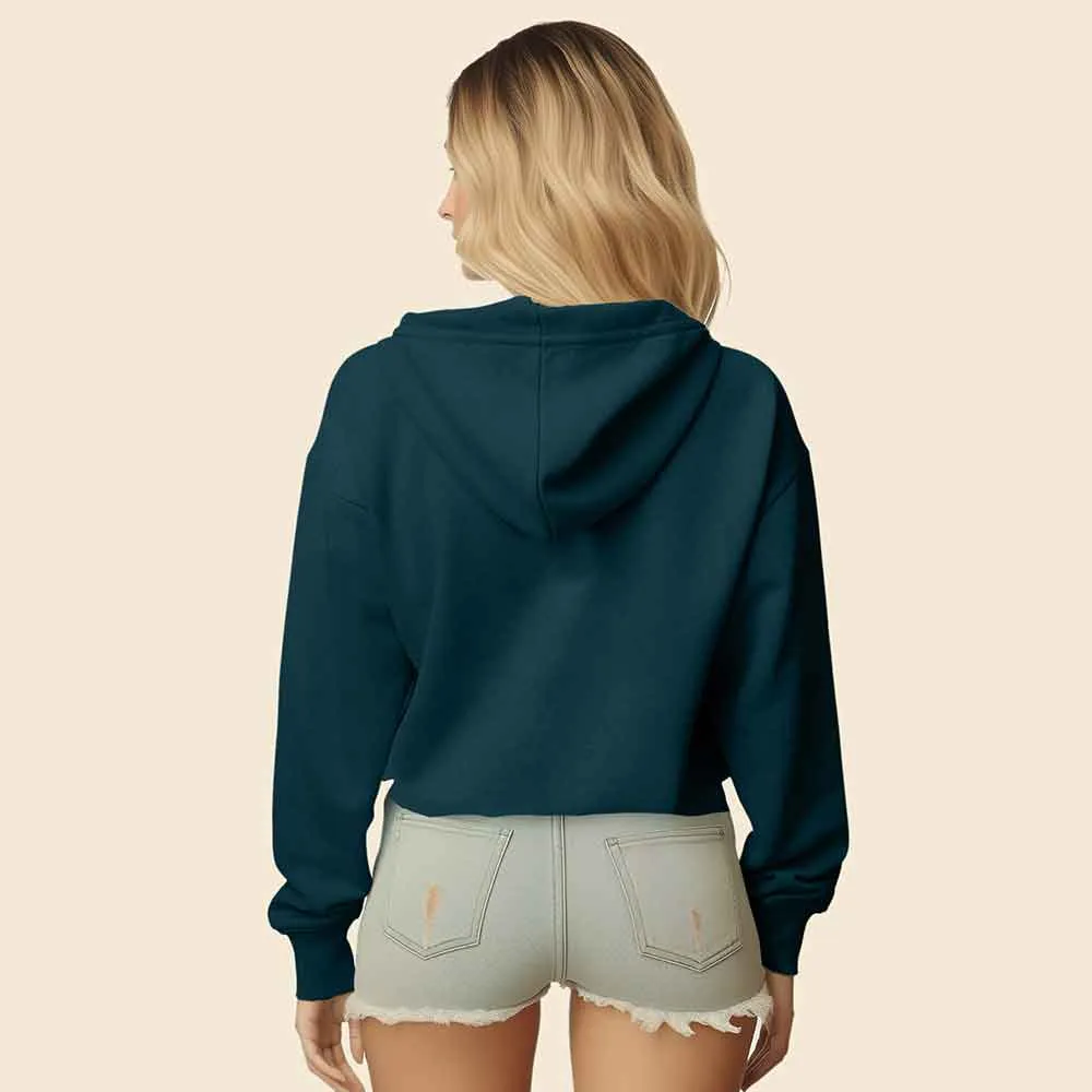 Dalix Taco Cropped Hoodie