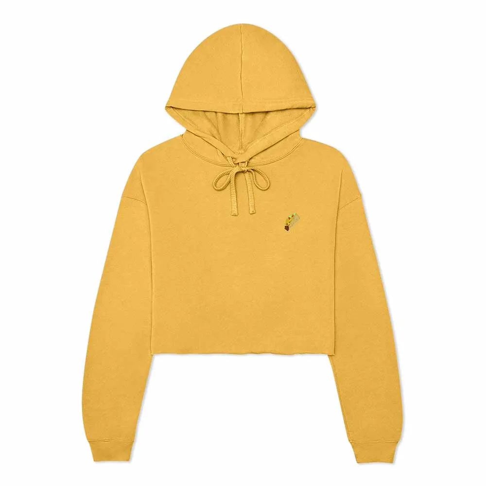 Dalix Taco Cropped Hoodie