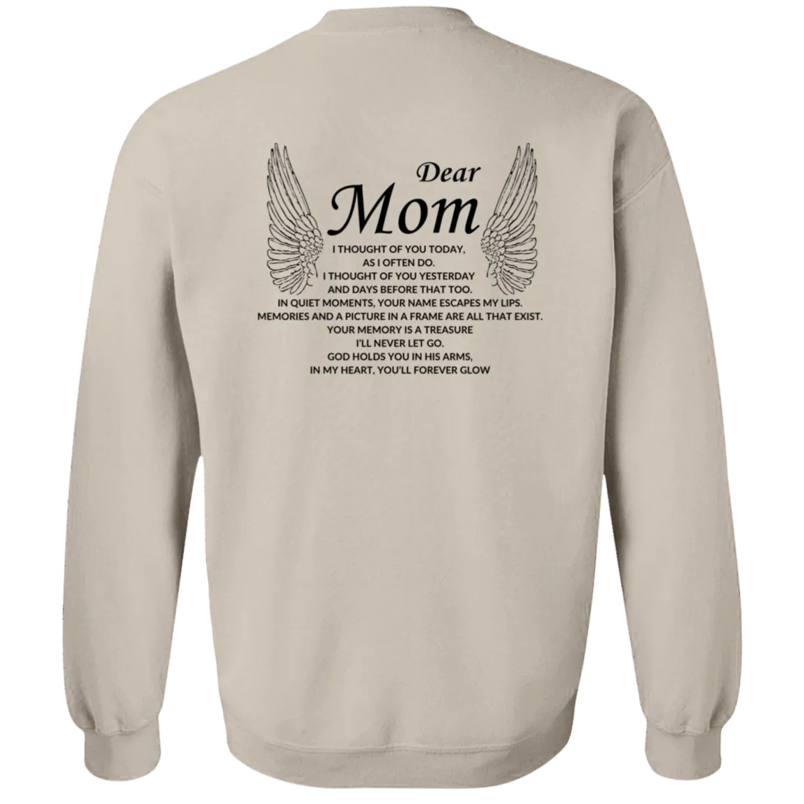 Dear Mom Crewneck  Sweatshirt