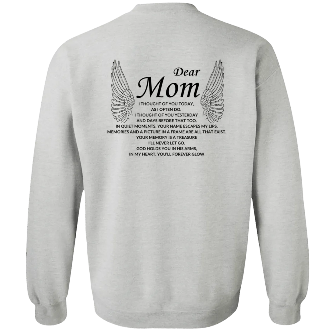 Dear Mom Crewneck  Sweatshirt