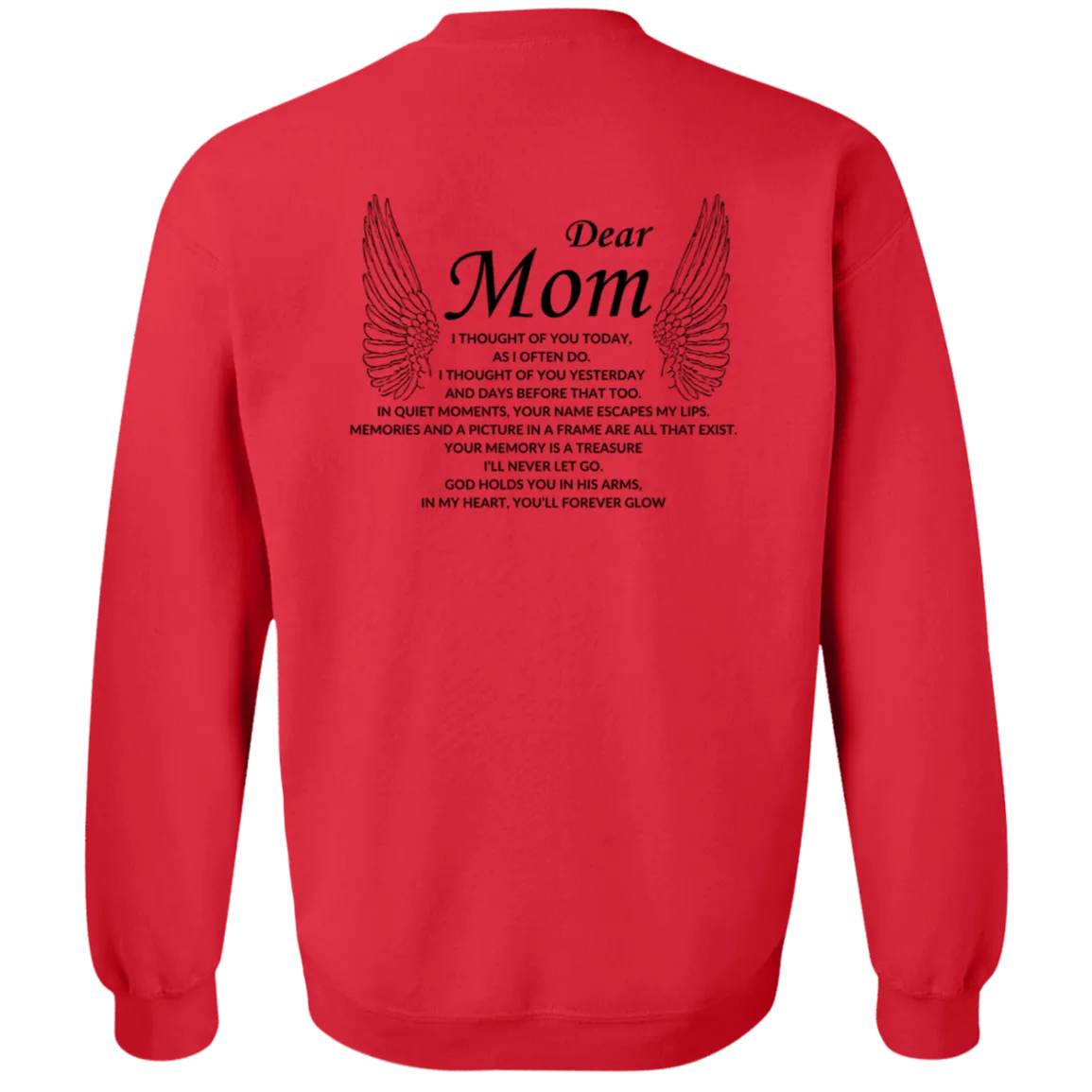 Dear Mom Crewneck  Sweatshirt