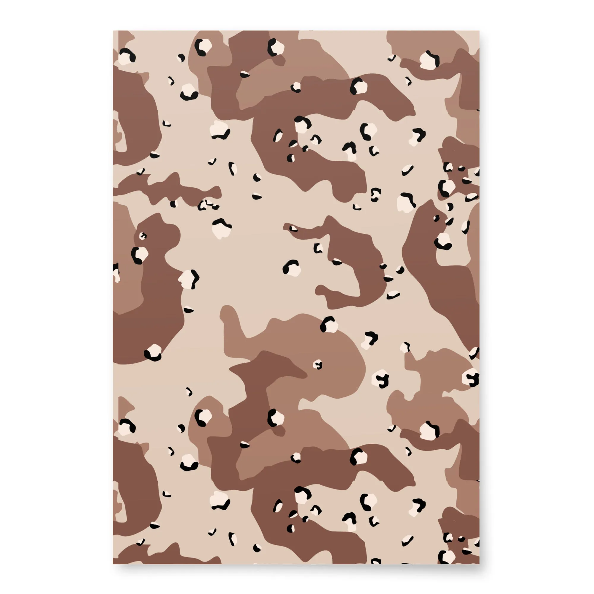 Desert DBDU Camo Wrapping paper sheets