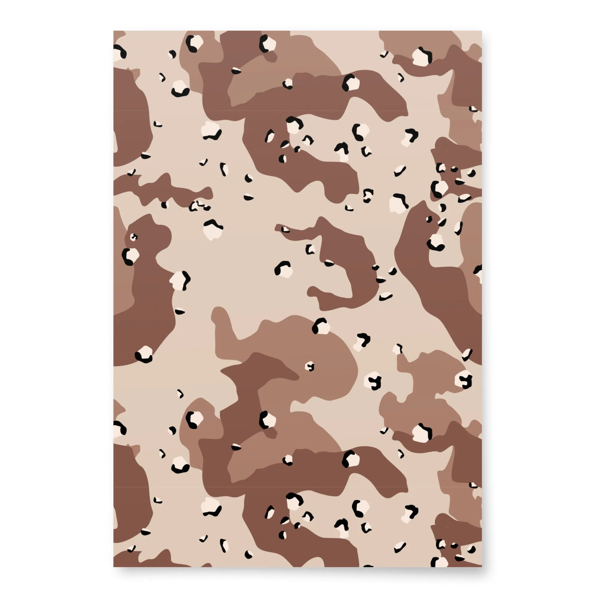 Desert DBDU Camo Wrapping paper sheets