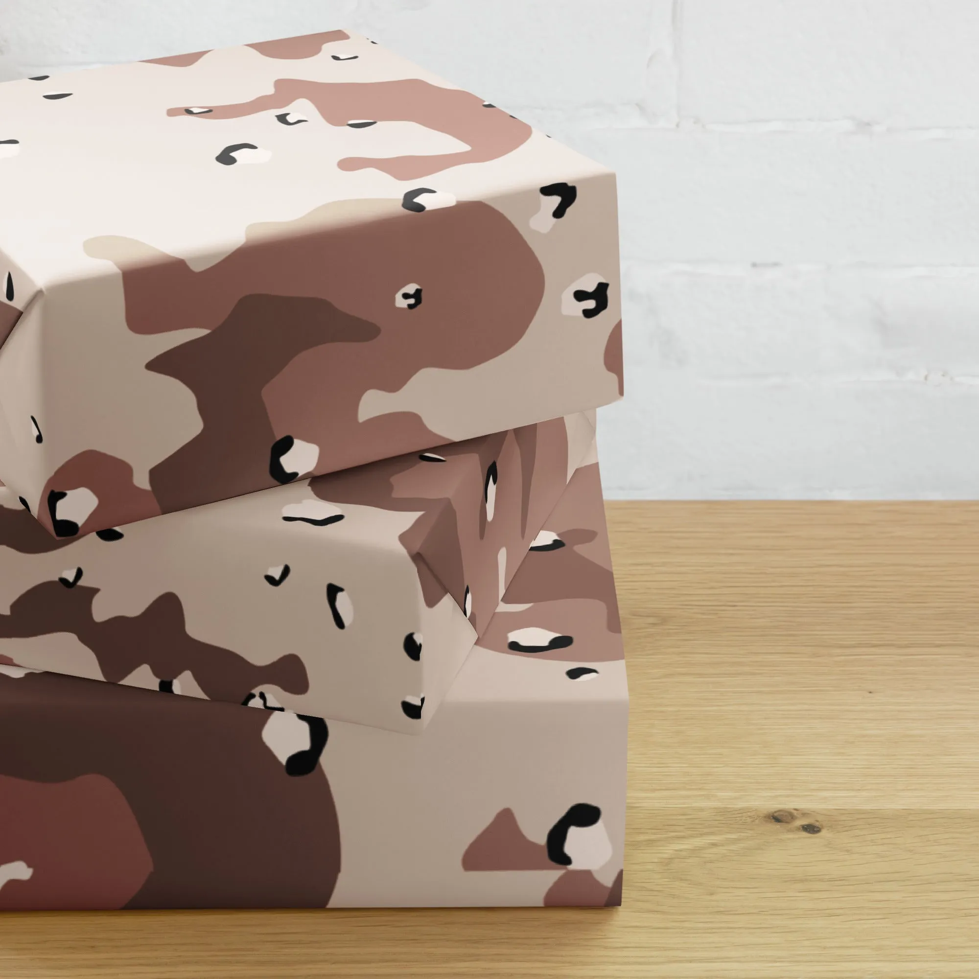 Desert DBDU Camo Wrapping paper sheets