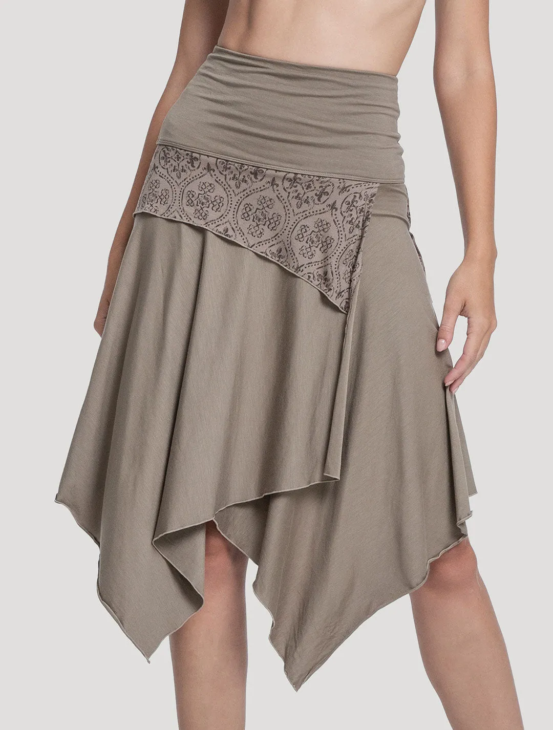 Drag Asymmetric Skirt