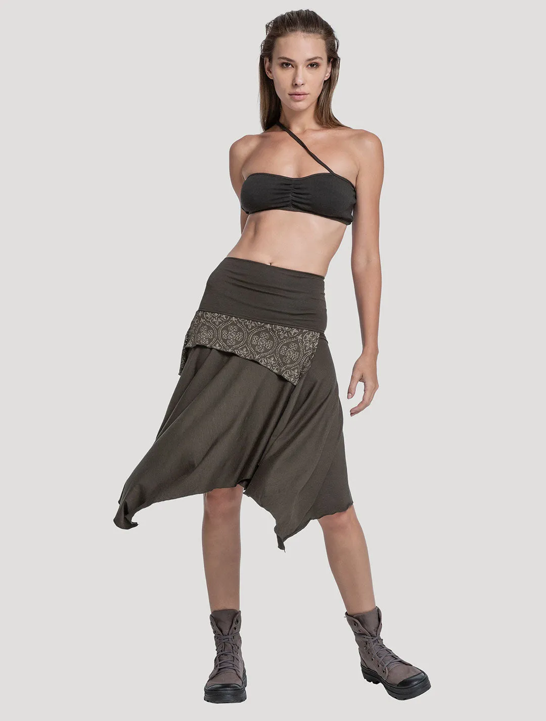 Drag Asymmetric Skirt