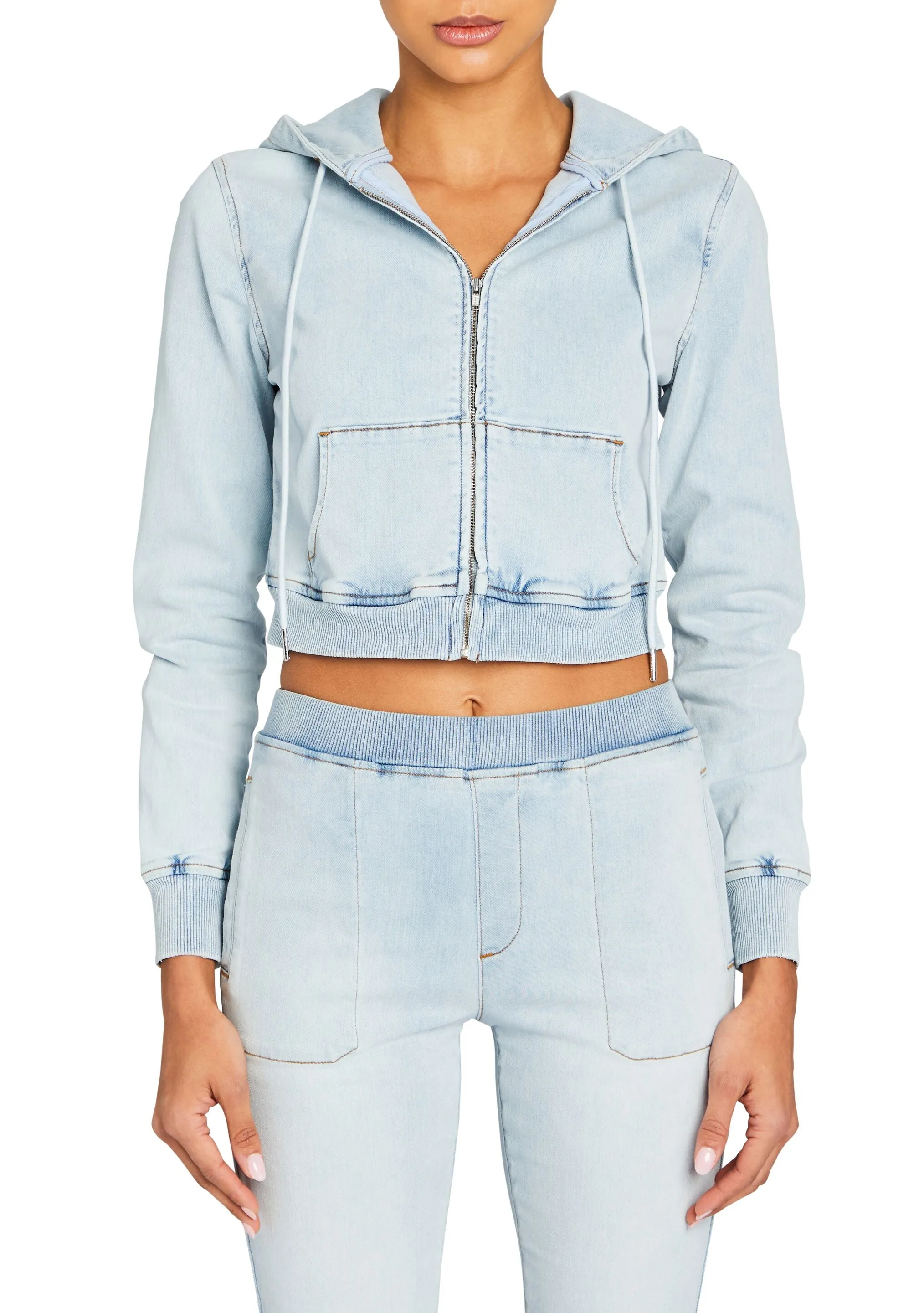 Edith Terry Cropped Hoodie