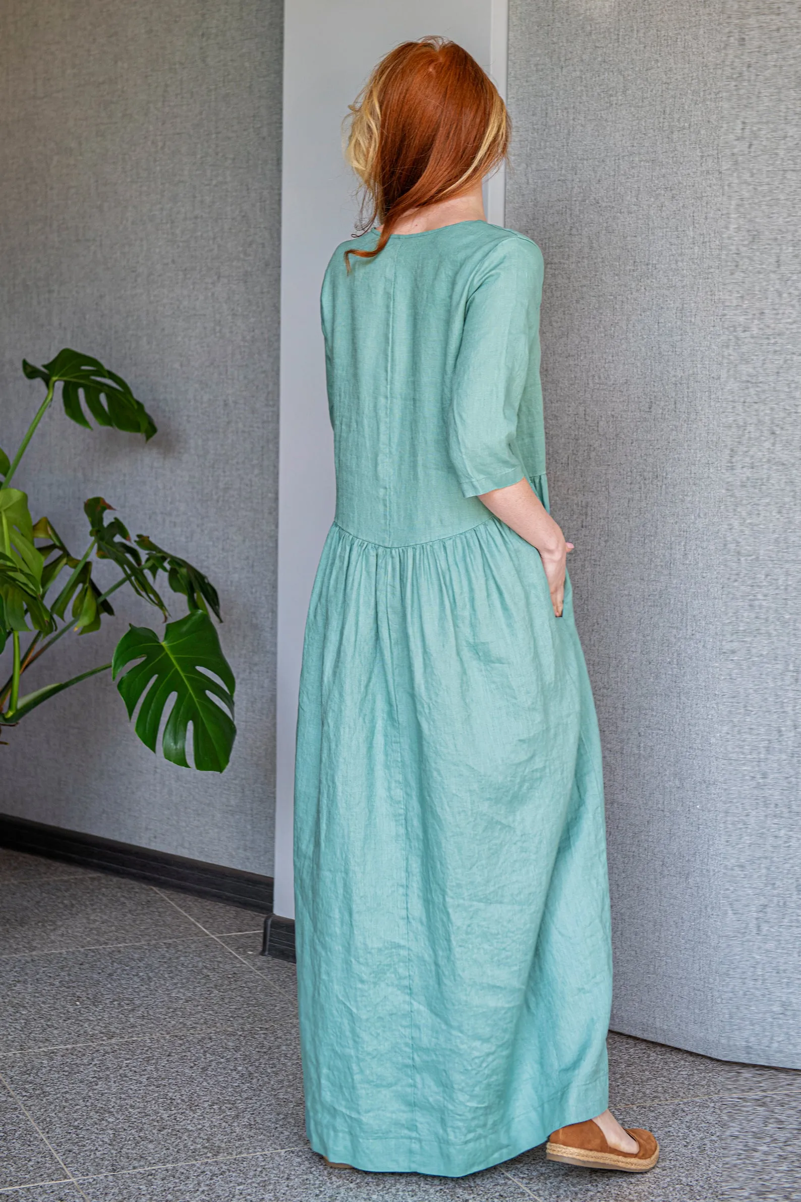 Effortless Linen Maxi Dress