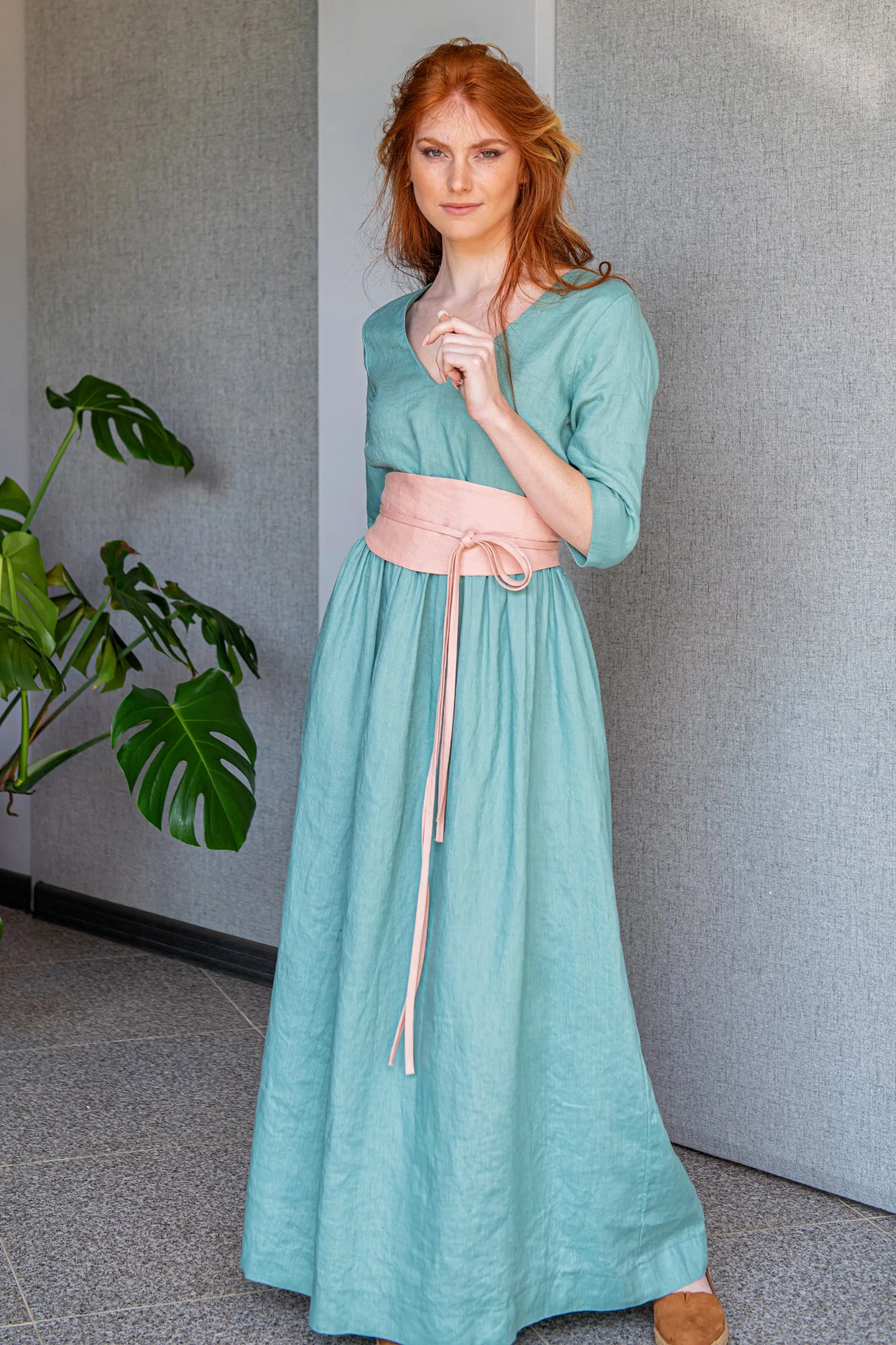 Effortless Linen Maxi Dress